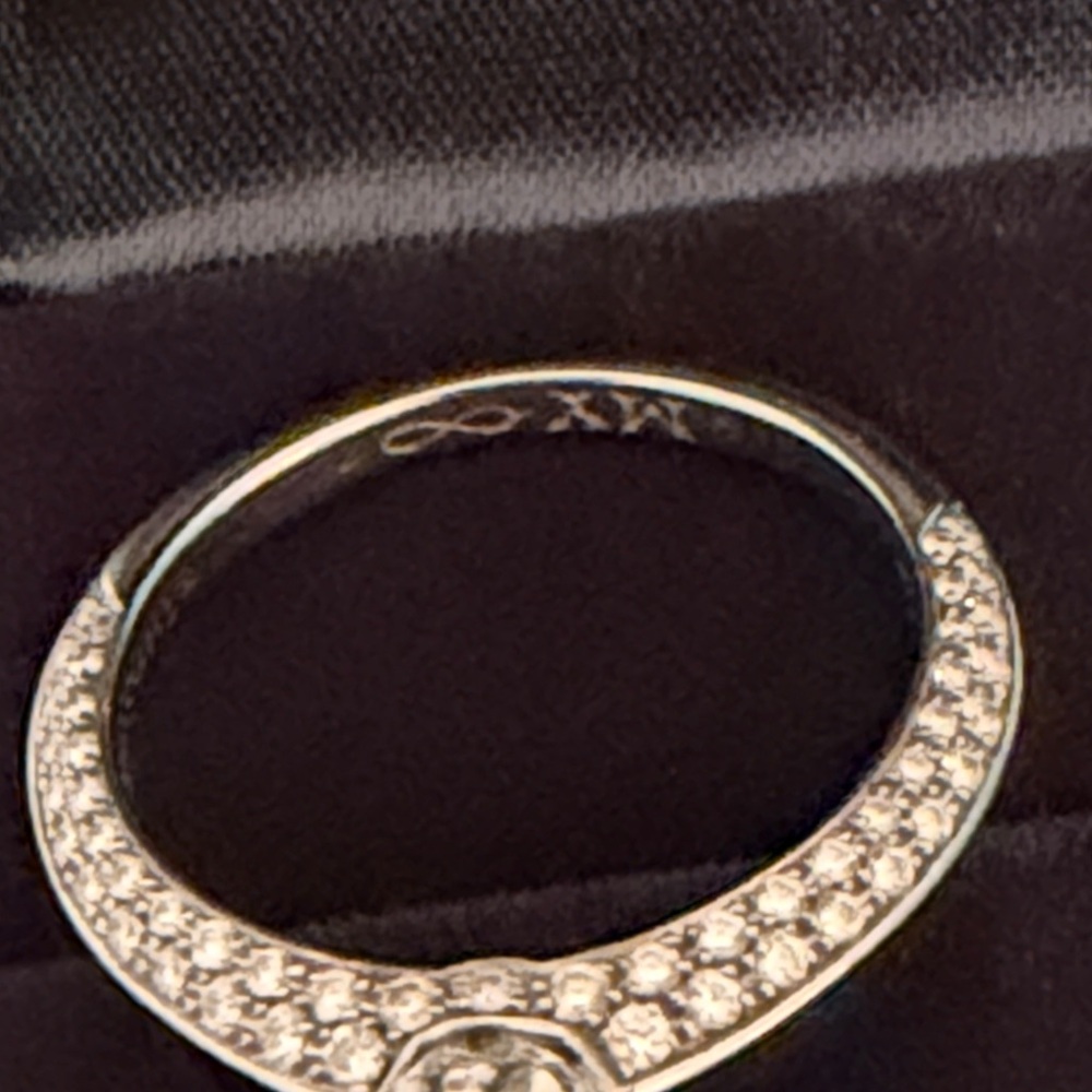 Tiffany & Co. Pavé® Setting Platinum Engagement Ring Mount (Size 5.5) - Picture 13 of 17